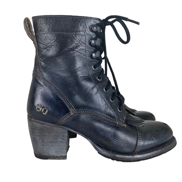 Bed Stu Combat Granny Boots - Picture 1 of 13